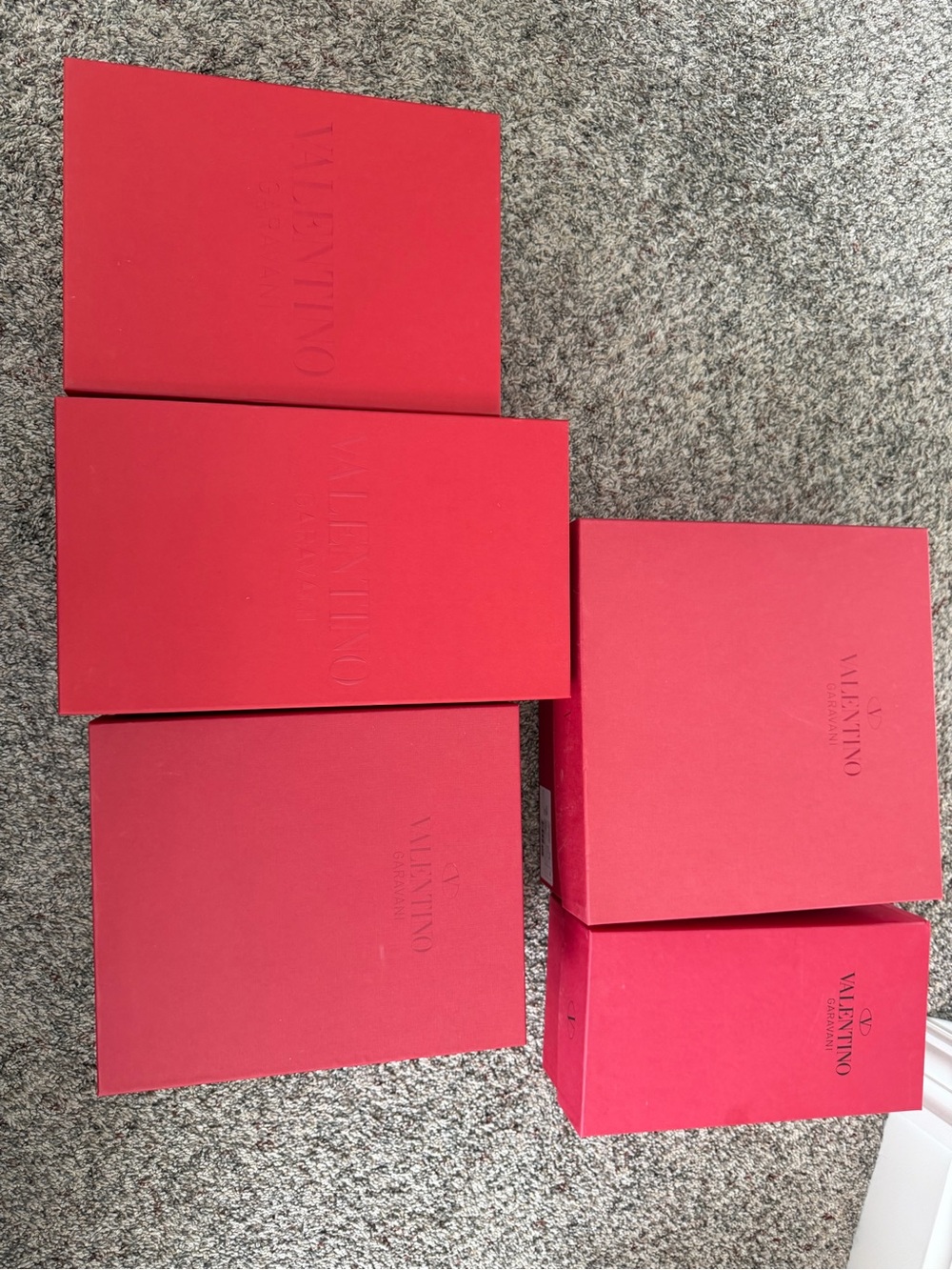 Valentino Bright Red Boxes Collection